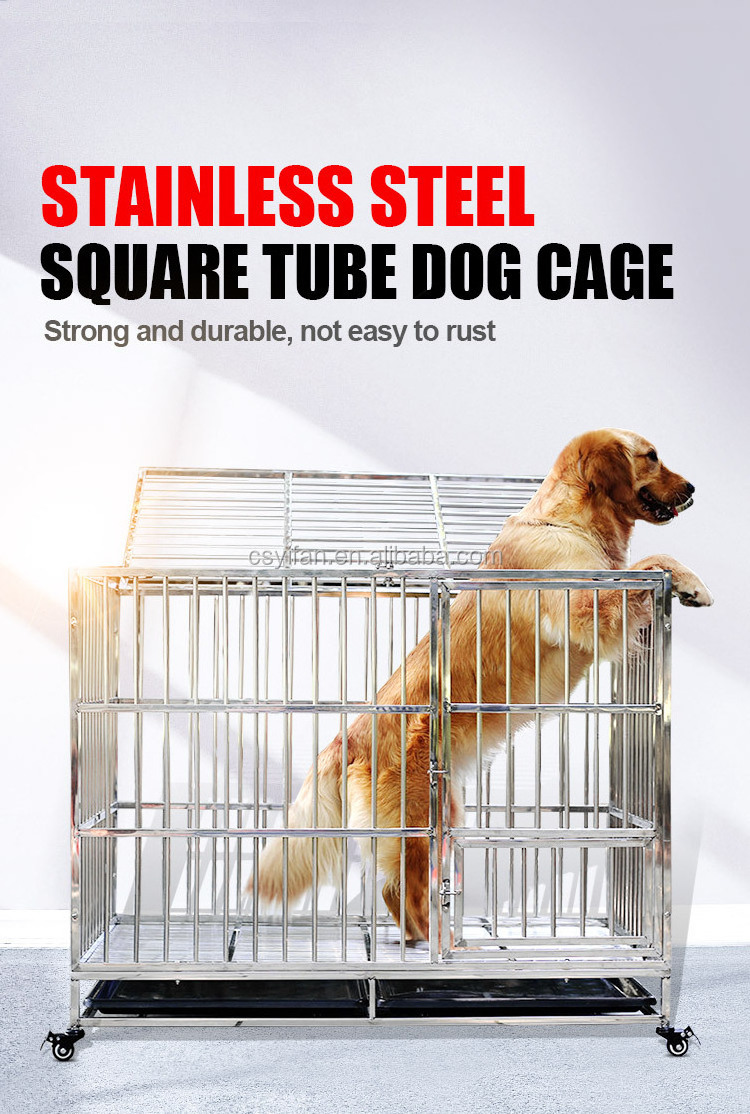 Manufacturer foldable wholesale Aluminium metal large carriers cheap pet dog cage Kennel