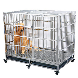 Manufacturer foldable wholesale Aluminium metal large carriers cheap pet dog cage Kennel