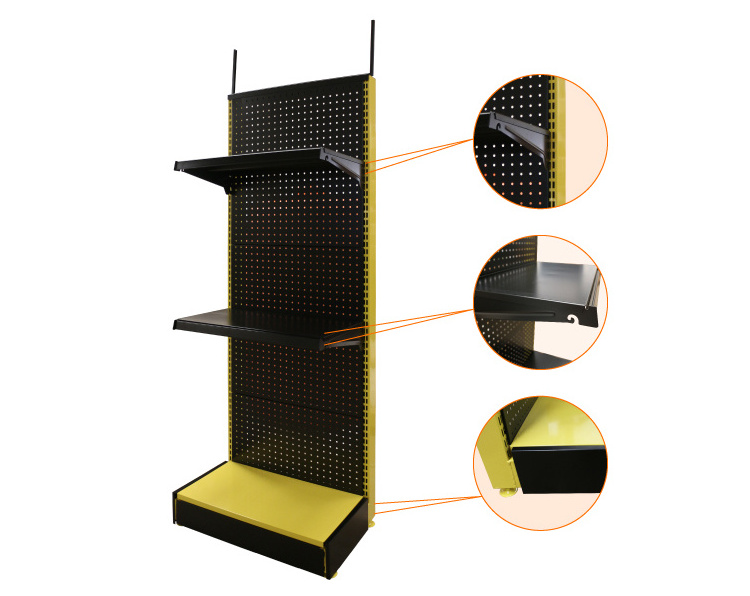 supermarket metal display rack with sign holder , advertising display stand , all-wire spinner display