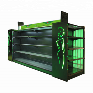 beauty products cosmetics shelf customized cosmetics glass display racks american acrylic display shelf with light box