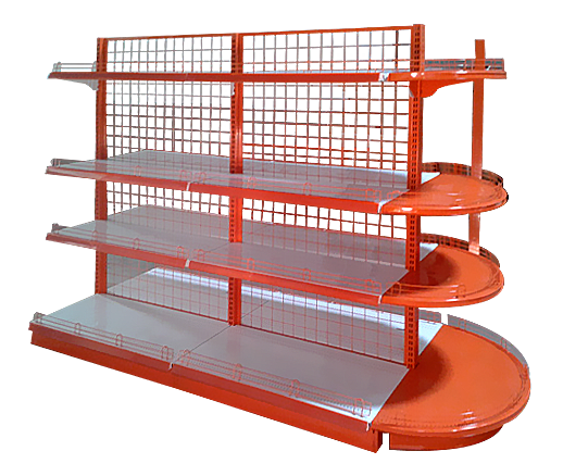 2022 yiyang  Hot sale Double side mesh back panels supermarket shelf used for hang goods shelf commercial used