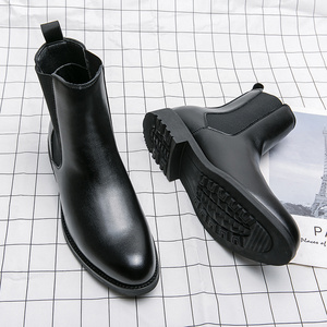 M861 new arrival leather shoes for men ankle boots chelsea boot