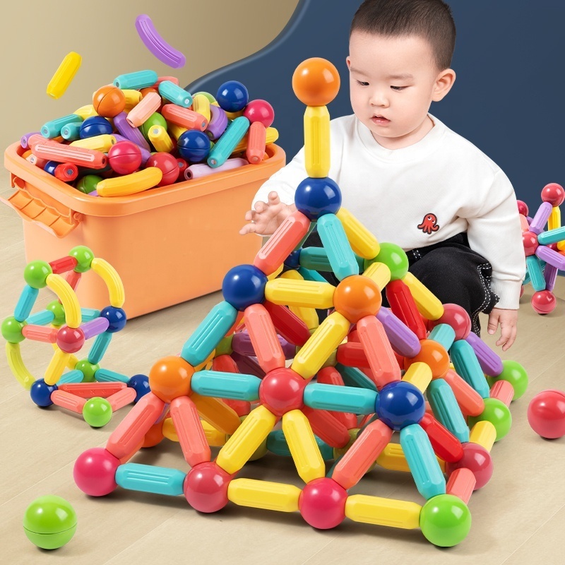 Variable magnetic stick baby intelligence puzzle children's educational building blocks assembled magic magnetic blocks