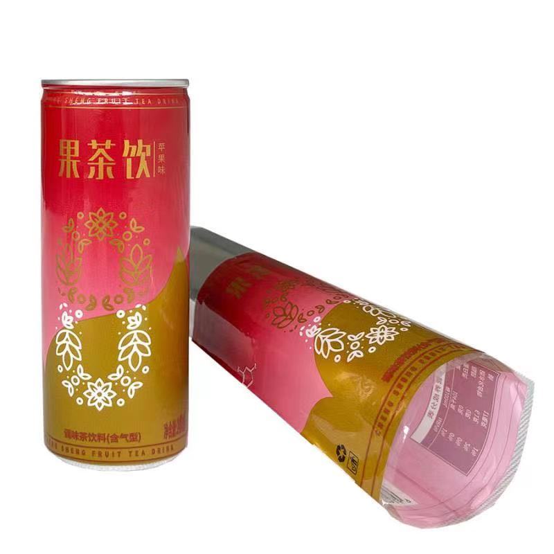 Heat Shrink Labels for Can Quality Printing Label Shrinking Sleeve Cans Packaging Plastic PVC Shrink Sleeves Custom Order Accept