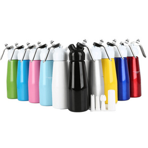 USSE New Arrivals Stainless Steel Whipped Cream Dispenser, Homemade Cream Chargers Metal Dessert Tools