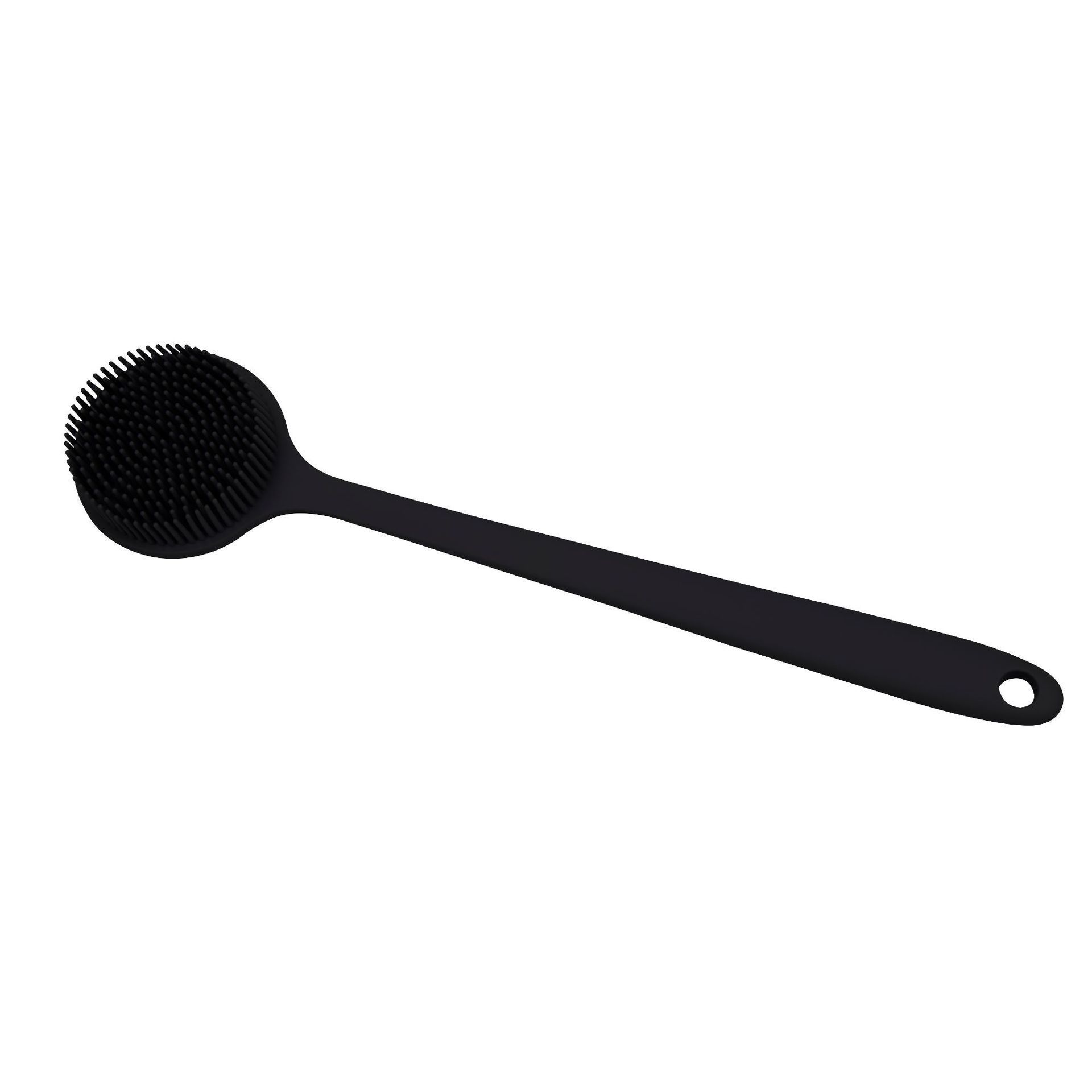 Bath brush silicone Shower Brush Long Handle for Exfoliating Back Body and Feet Bath