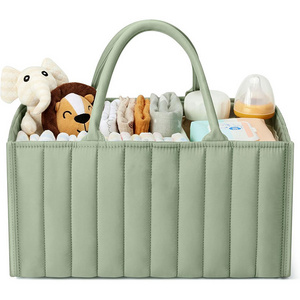 OEM & ODM Baby Diaper Organizer Customized High Quality Baby Diaper Caddy Nursery Bag Multifunction Diaper Storage Bag