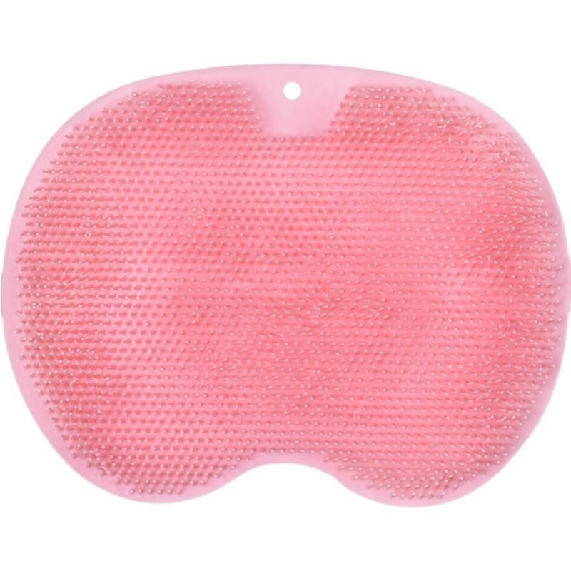 Shower Foot Scrubber, Bathroom Suction Cup Silicone Non-Slip Massage Pad to Reduce  Foot Pain