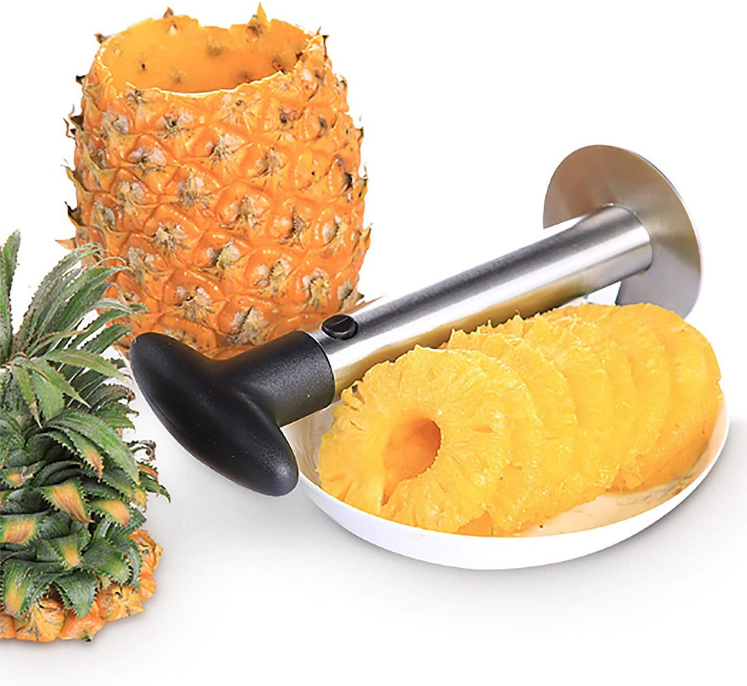 Stainless Steel pineapple corer Pineapple Peeler Accessories Pineapple Slicers Fruit Knife Cutter Corer Slicer Kitchen Tools