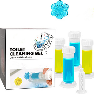 Simple Life Fresh Flower Stamp Toilet Gels  Fragrance Bathroom Deodorizer Bowl toilet cleaner Wand Refills Deodorizing Clean