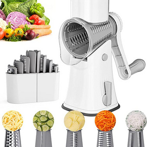 Cheese Grater with Handle Cheese Shredder  Vegetable Grader Slicer Cutting for Kitchen Gift with Bonus Storage Box