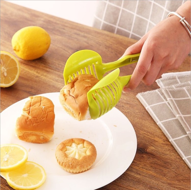 Tomato Slicers Cutter holder onion Fruit Vegetable Food Tong orange Lemon Tomato Slicer