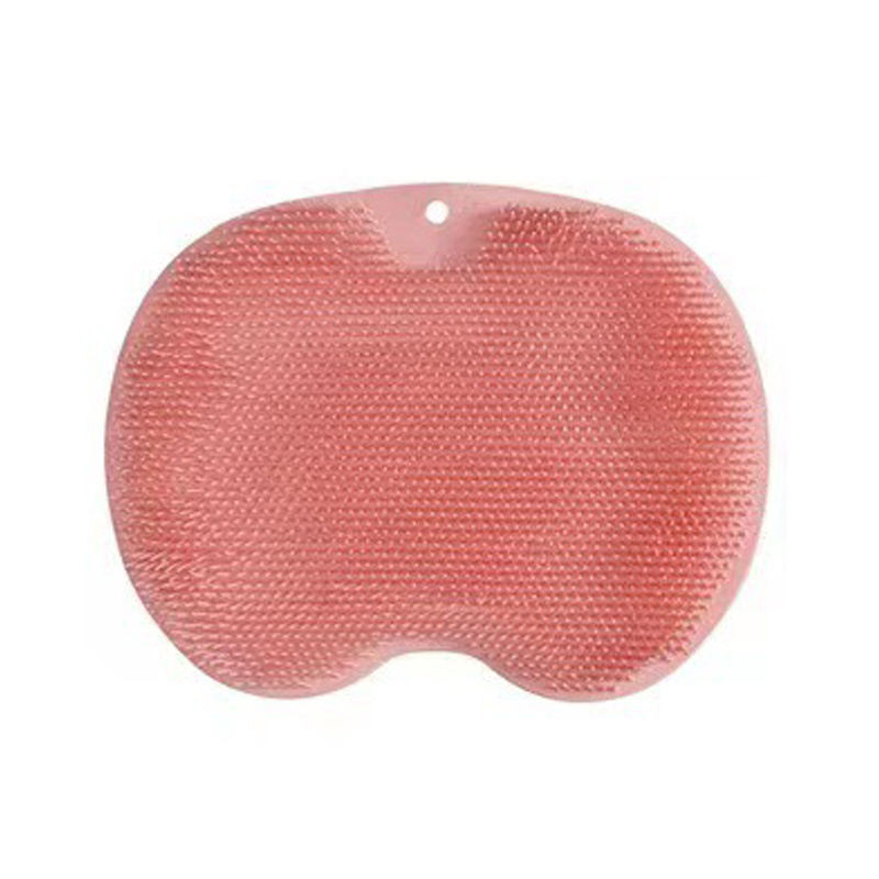 Shower Foot Scrubber Massager Cleaner,Wash Foot Bath Massage Cushion Bathroom Suction Cup Silicone Non-Slip Massage Pad