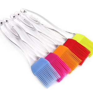 Basting Brush Silicone, Pastry Baking Brush BBQ Sauce Marinade Meat Glazing Oil Brush