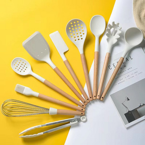 11Pcs/Set Kitchen Utensils Cooking Supplies Oil Brush Multi Purpose Cake Spatula Baking Tools Silicone DIY Baking spatula