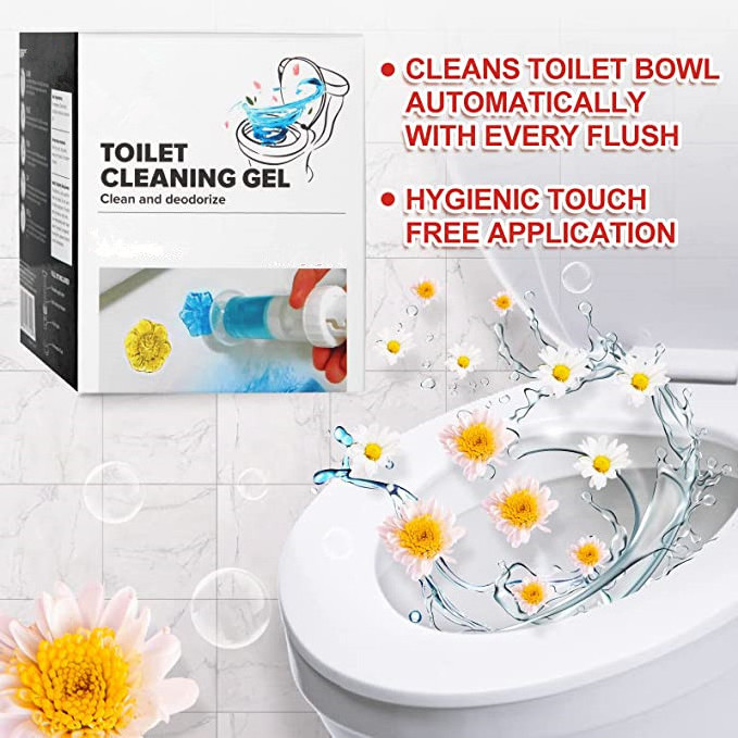 Simple Life Fresh Flower Stamp Toilet Gels  Fragrance Bathroom Deodorizer Bowl toilet cleaner Wand Refills Deodorizing Clean