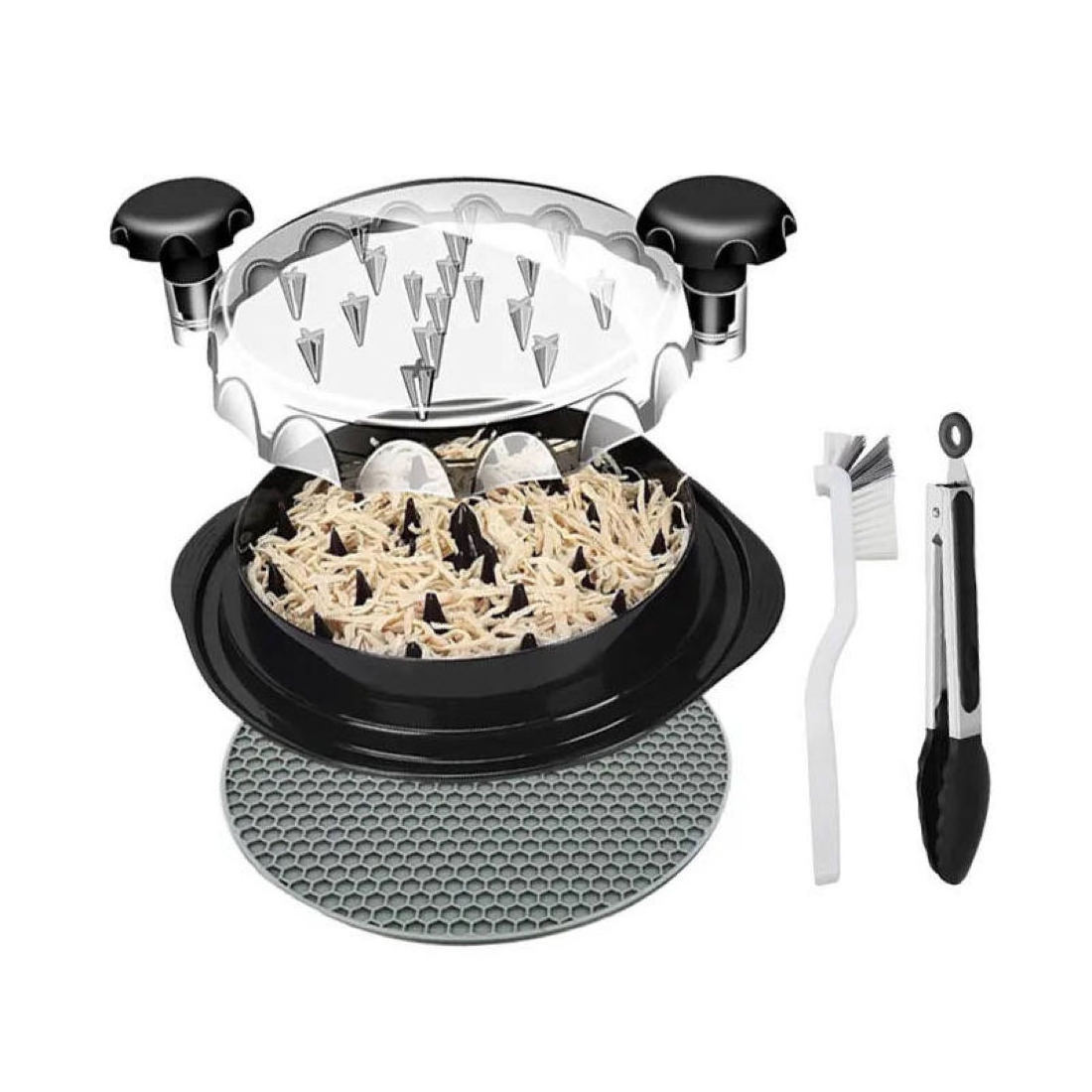 BBQ Shred Machine Better Than Bear Claws Meat Shredder For Pulled Pork Beef Chicken Multifunctional Masher chicken shredder