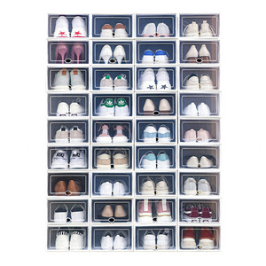 Customized Transparent Shoe Racks OEM ODM Thickened Plastic Rack Shoe