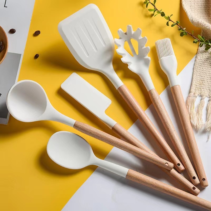 11Pcs/Set Kitchen Utensils Cooking Supplies Oil Brush Multi Purpose Cake Spatula Baking Tools Silicone DIY Baking spatula