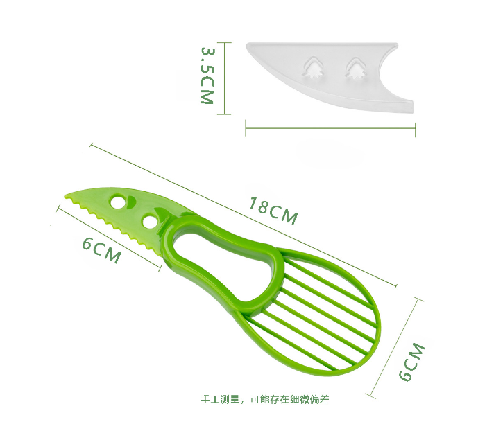 3 in 1 Avocado Slicer, Fruit & Vegetable Peeler Kitchen Tools, Avocado Tool Cutter