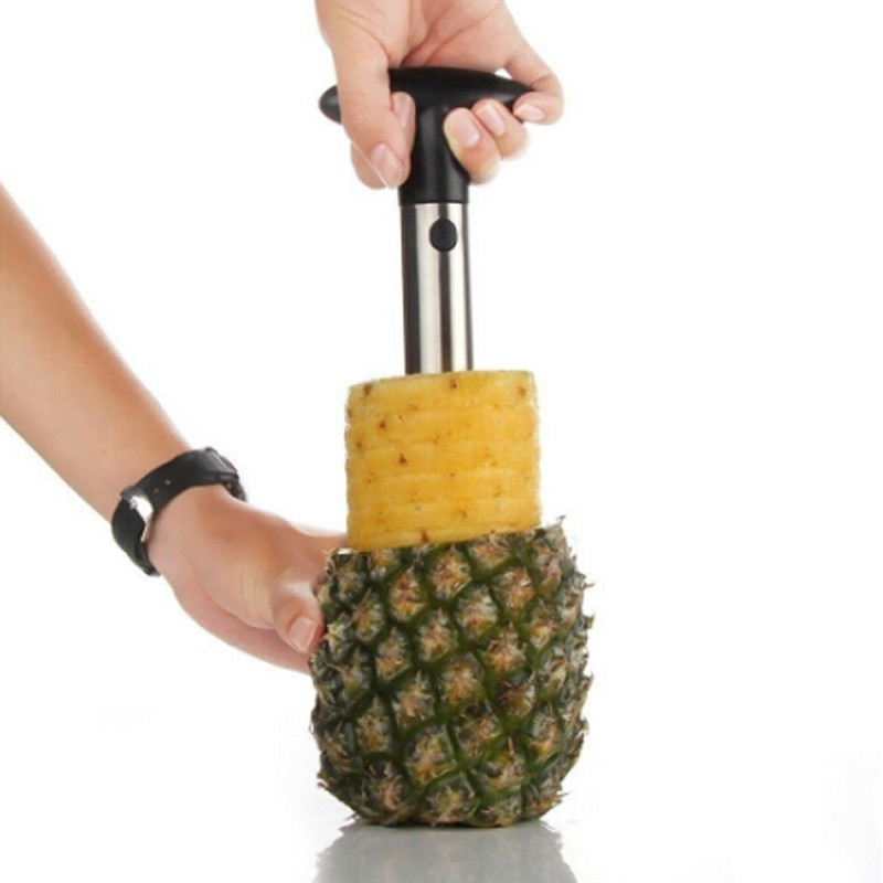 Easy Kitchen Tool Stainless Steel Fruit Pineapple Peeler Corer Slicer Cutter