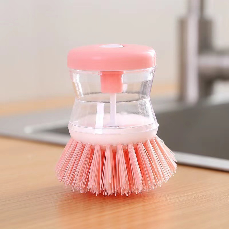 Customized Replaceable Head Pot Brush Kitchen Dish Brush OEM & ODM Clean Automatic Liquid Wash Bowl Dish Brush Wholesale