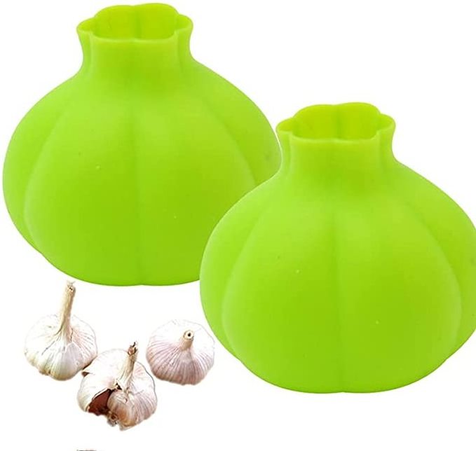 Silicone Garlic Peeler  Skin Remover Keeper Easy Quick to Peel Garlic Cloves  Garlic Roller Peeling funny kitchen tools