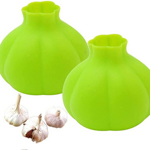 Silicone Garlic Peeler  Skin Remover Keeper Easy Quick to Peel Garlic Cloves  Garlic Roller Peeling funny kitchen tools