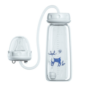 Hands Free Baby Bottle Feeding with Tube - Handless Anti-Colic Nursing System, Feeding Baby Bottle Holder for Baby Custom