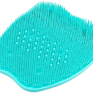 Apple Shape Shower Foot Scrubber, Bathroom Suction Cup Non-Slip Massage Pad to Reduce  Foot Pain