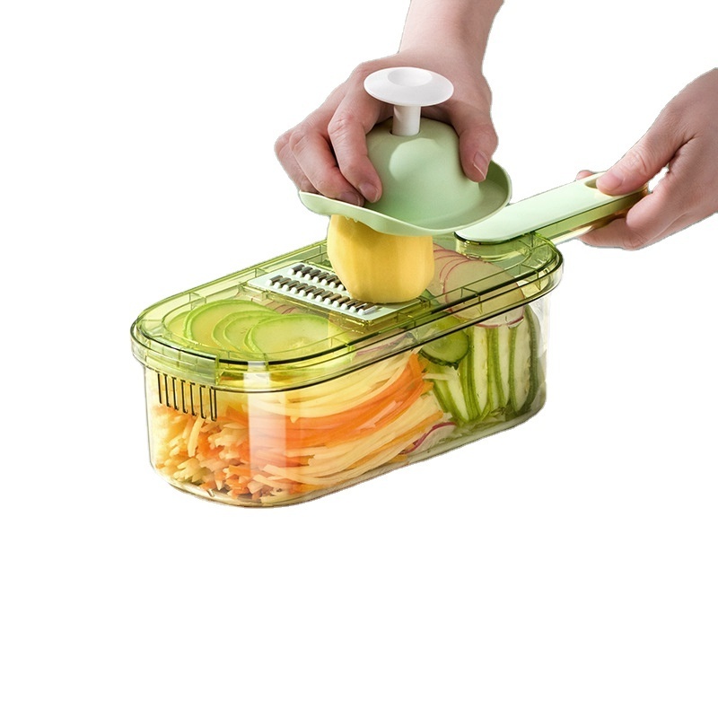 Multi Functional Vegetable Onion Chopper, Professional Food Vegetable Chopper and Slicer with Container