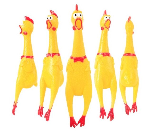 Pets Dog Toys Product Shrilling Decompression Tool ,Screaming Chicken Sound Toy