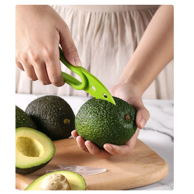 3 in 1 Avocado Slicer, Fruit & Vegetable Peeler Kitchen Tools, Avocado Tool Cutter