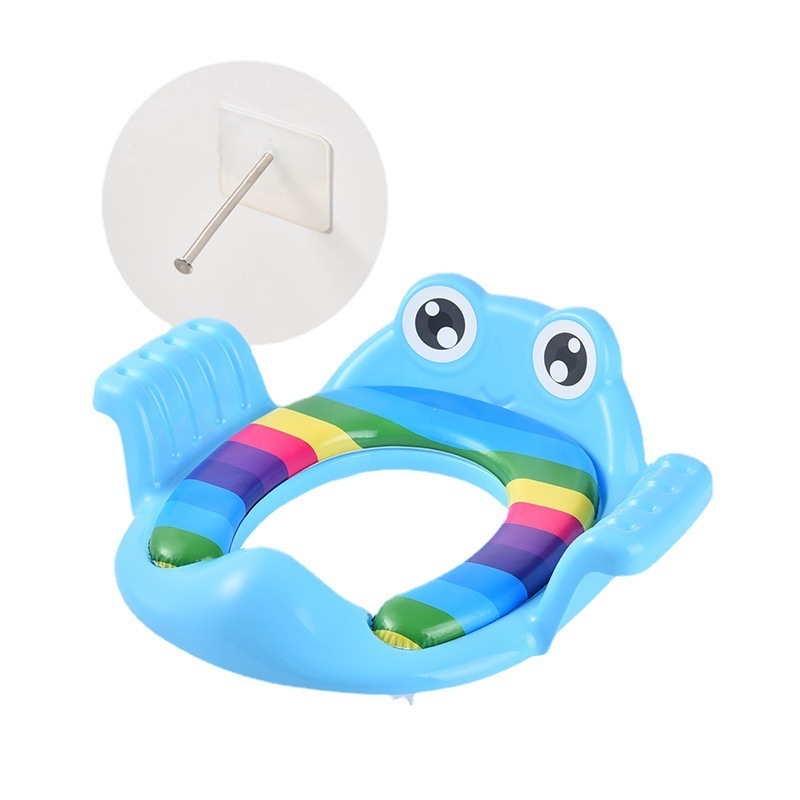 Cute Baby Training Potty Seat Children Toilet With Cushion Safe Foldable Travel Toilet Seat Baby Potty Training Seat