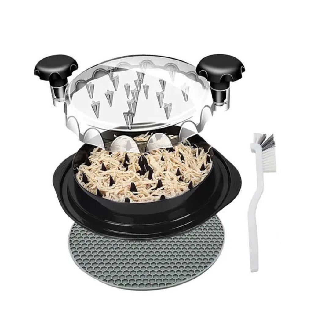 BBQ Shred Machine Better Than Bear Claws Meat Shredder For Pulled Pork BeefFood Shredder Multifunctional Masher Chicken Shredder