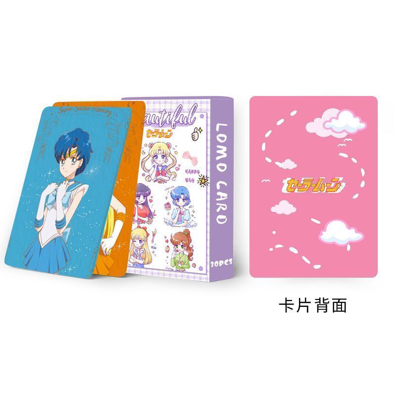 Wholesale Cartoon Children Toys Trading Game Anime Collection Cards Custom Anime Sailor Moon Wholesale Double Sided LOMO Card