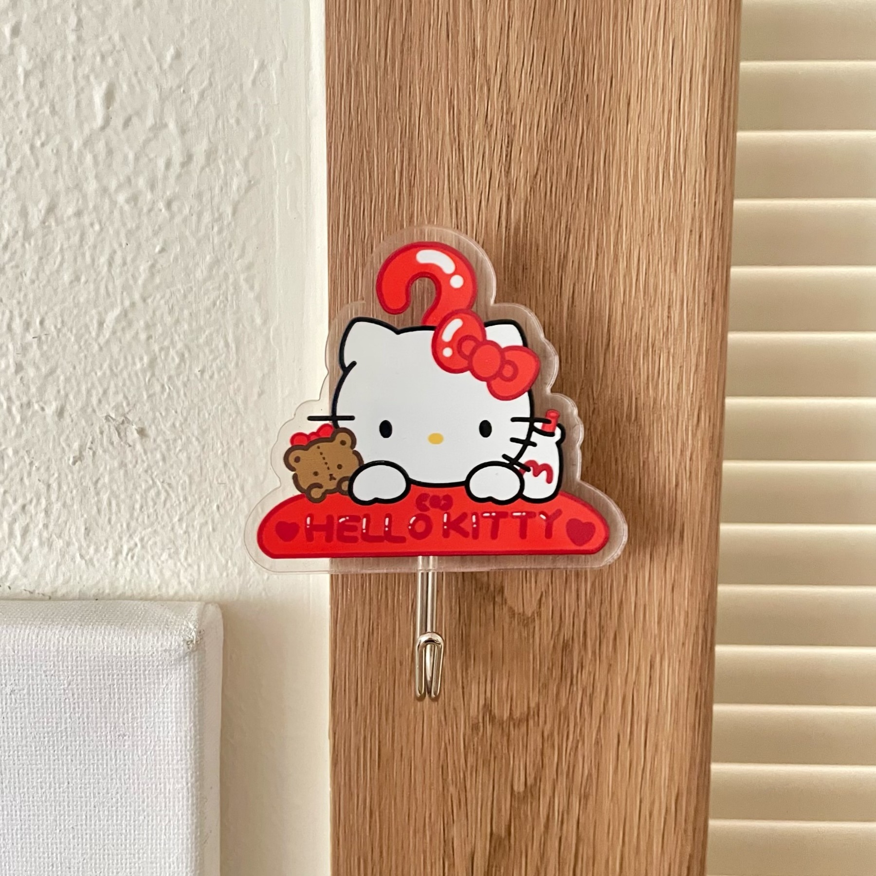 New Cartoon Kitty Cinnamoroll Hook Cute Seamless Dormitory Bedroom Door Hangers Hooks Key Umbrella Towel Coat Rack Wall Hooks