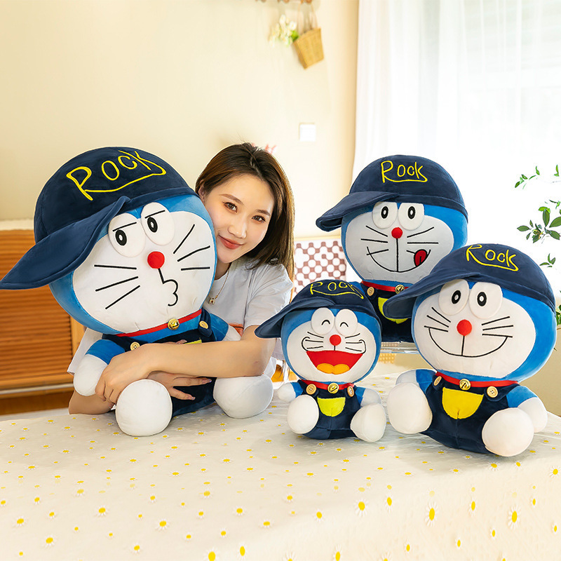 Wholesale Creative Cute Anime Doraemon Stuffed Animal Toys Cartoon Plush Toys Doll Custom Small Plush Toys For Home Decoration