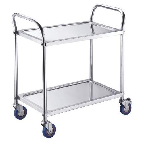 Full Welded #304 Stainless Steel Trolley for Hospital or Clean Lab Room