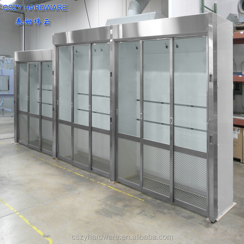 Laboratory Stainless Steel Walk In Fume Cupboard Price With Water Valve