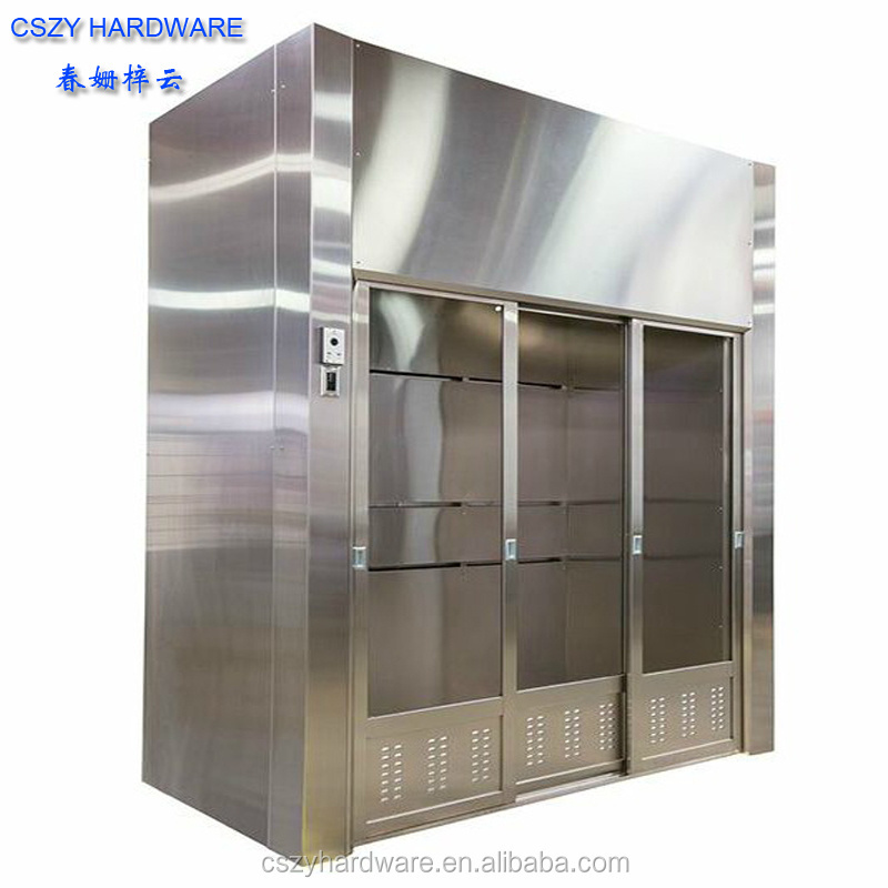 Laboratory Stainless Steel Walk In Fume Cupboard Price With Water Valve