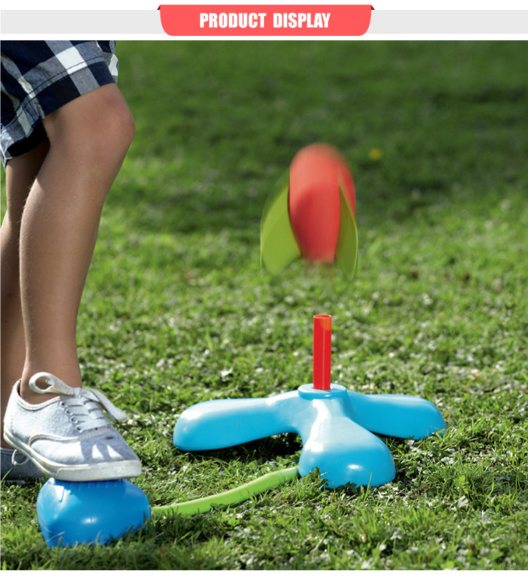 Hot Selling Amazing Rocket launch Toy Flying Rocket Toy Pedal Stomp Air Pump Soft Foam Rocket Launcher For Kids