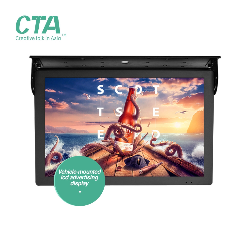 Big promotion on LCD HD video advertising player for car and taxi