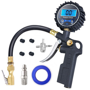 Heavy Duty Tyre Inflator Gauge Automatic Digital Air Tire Inflator Pressure Gun for Bus Motorbike