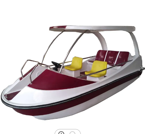 New design modern water park 5 passengers electric boat other amusement park products electric BBQ boat for sale