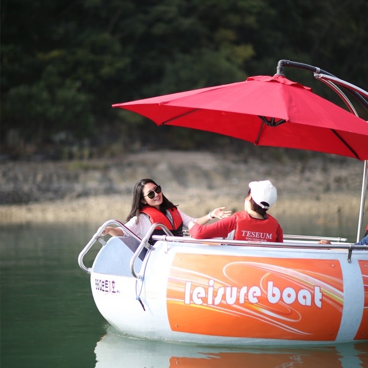 Water play equipment BBQ donut leisure boat barbecue lake recreation tour electric boat