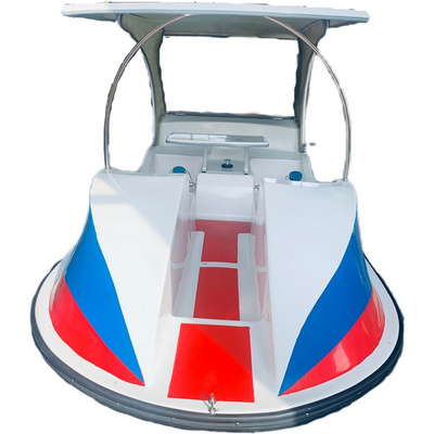 High quality 4 persons fiberglass pedal boat for sale