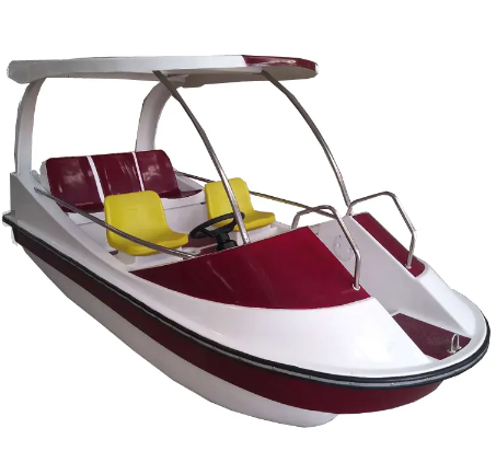 New design modern water park 5 passengers electric boat other amusement park products electric BBQ boat for sale