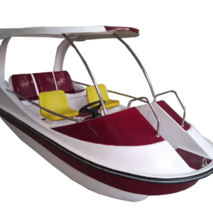 New design modern water park 5 passengers electric boat other amusement park products electric BBQ boat for sale