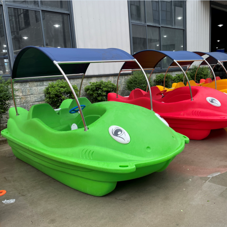 New design Shark Type 2 person and 4 person water bike pedal boats for sale